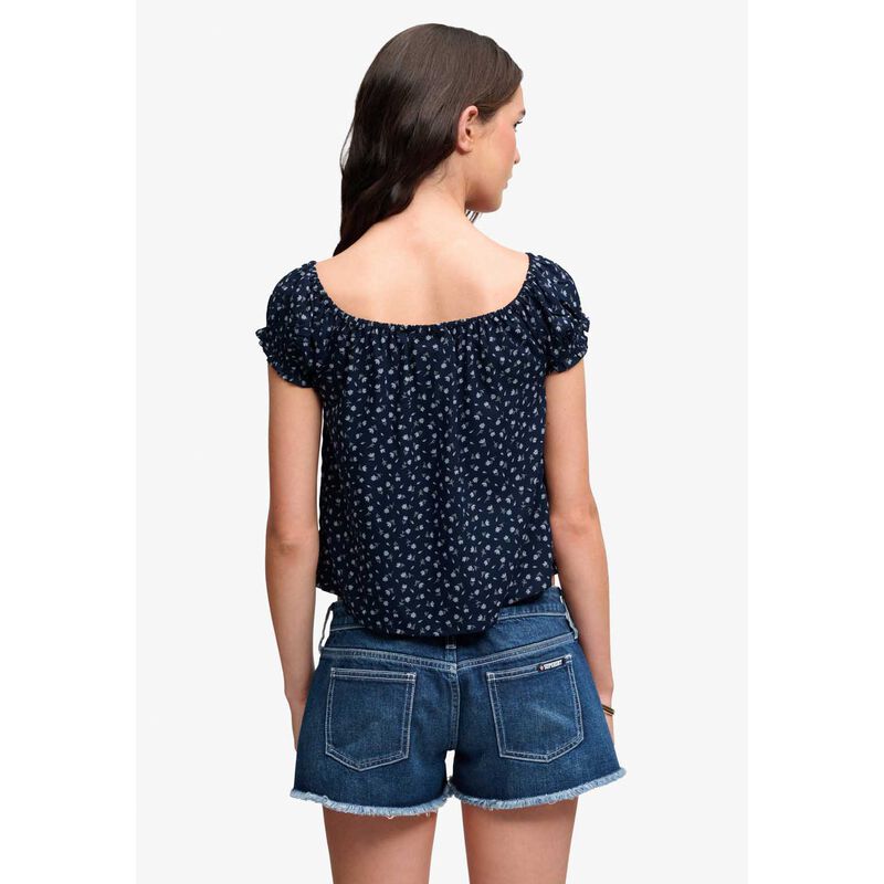 Superdry SS 1/2 Button Woven Top image number 1